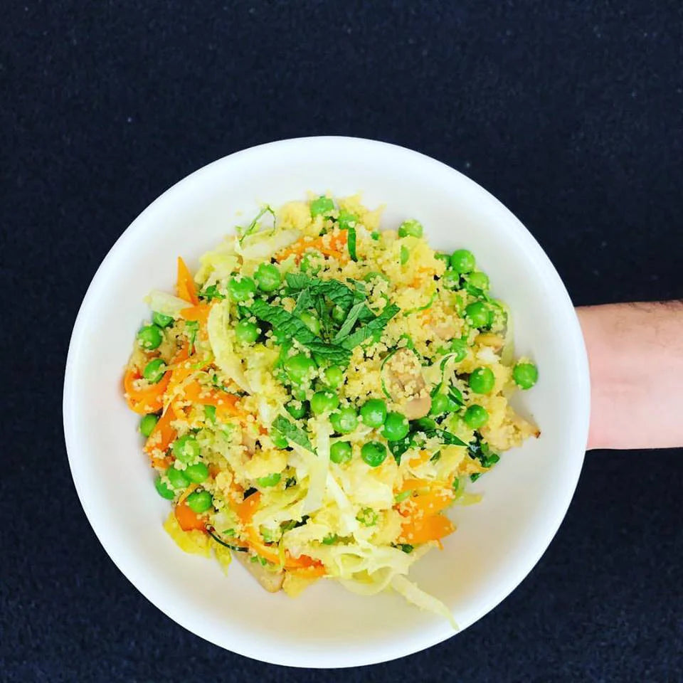 (v) Couscous com Legumes Salteados